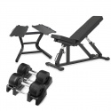 Manualpakke 32,5 kg AB100, Manualer, stativ og benk