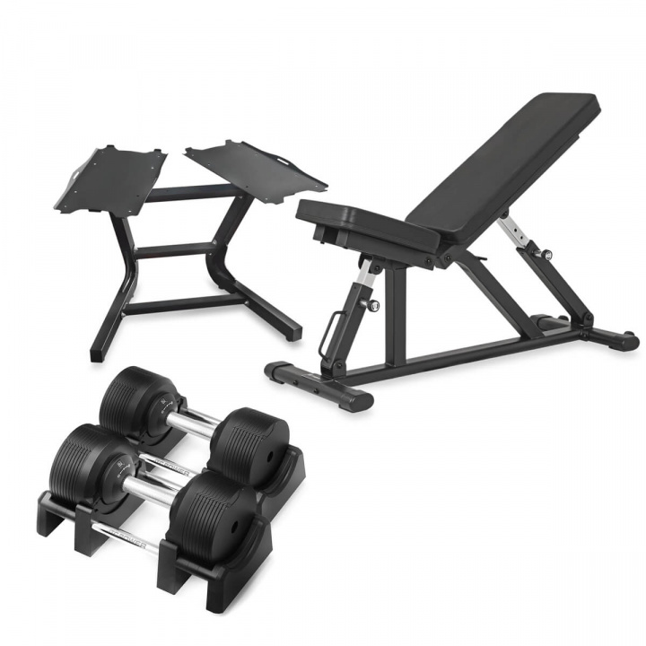 Manualpakke 32,5 kg AB100, Manualer, stativ og benk i gruppen Styrke / Pakke / Styrkepakke hos Sportgymbutikken.no (12-450-325-P2)