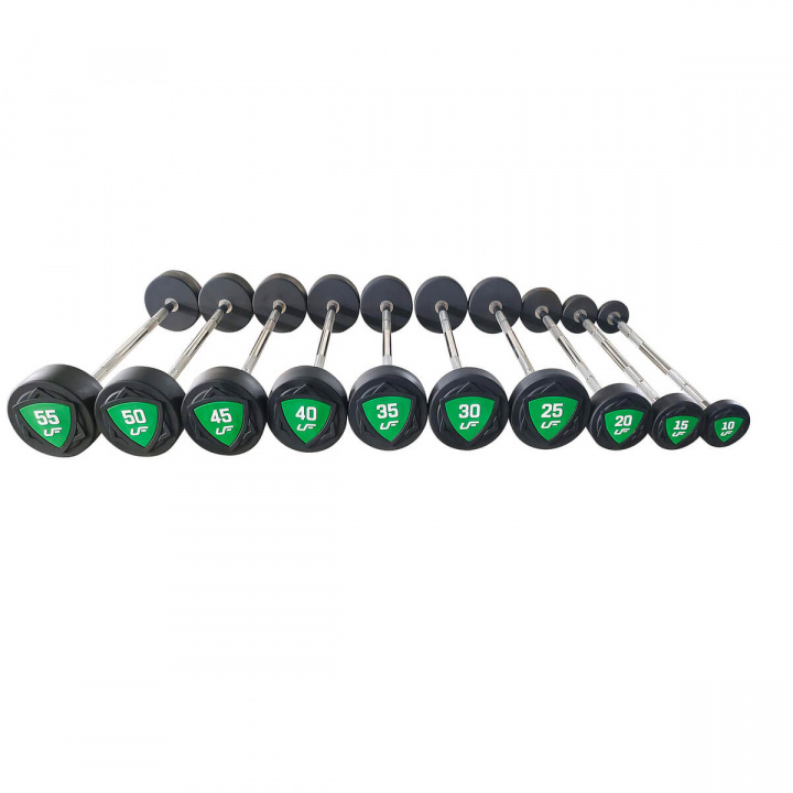 Faste vektstenger, 10 st: 10 – 55 kg i gruppen Styrke / Pakke / Vektstangsett hos Sportgymbutikken.no (13-MS-UFB-SET-32)