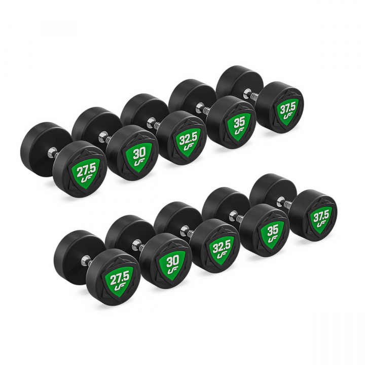 Polyuretan-manualer, 5 par: 27.5 – 37.5 kg i gruppen Styrke / Pakke / Manualpakke hos Sportgymbutikken.no (13-MS-UFD-SET-32)