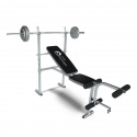 Benk med stativ og vektstang, 30 kg, JTC Power