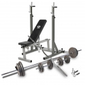 Benk, Stativ & Vektstangsett & Manualsett 72 kg