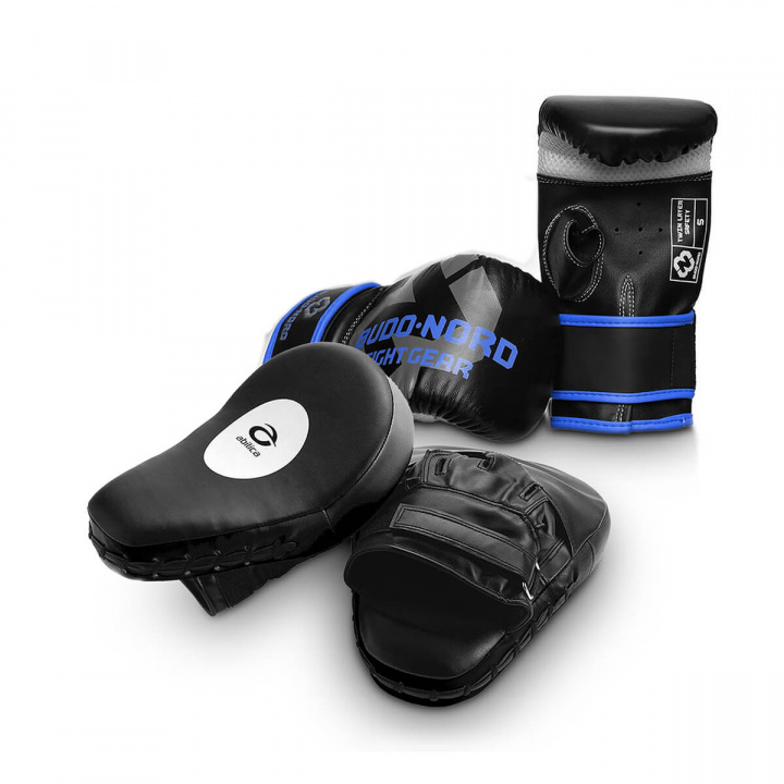 Sjekke Boxercise-pakke Speed Alpha, sort/blå, Budo-Nord / Abilica hos SportGymButikken.no