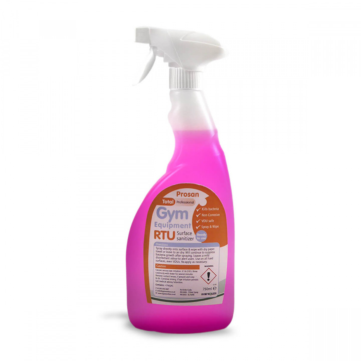 Gym Cleaner, Antibakteriell 750 ml, Prosan Gym i gruppen Mosjon / Tilbehør hos Sportgymbutikken.no (51-PN1009)