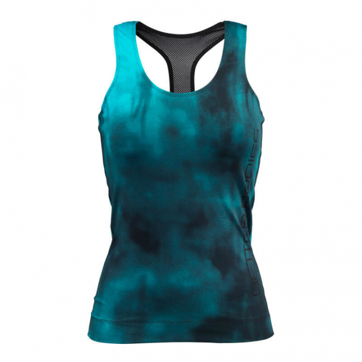 Sjekke Grunge T-back, aqua blue, Better Bodies hos SportGymButikken.no