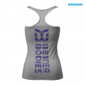 Fitness Logo Top, grey melange, Better Bodies