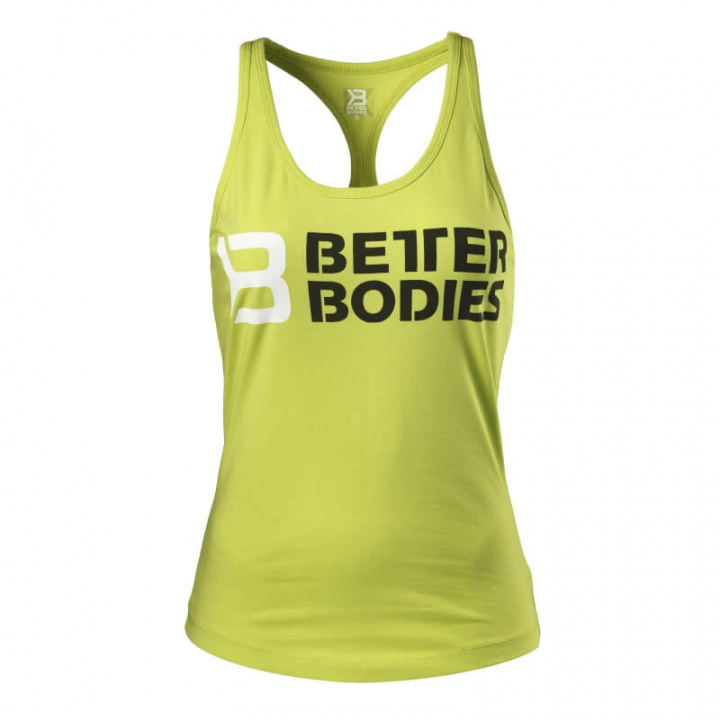 Sjekke Leisure T-back, LIMITED PRODUCTION, lime, Better Bodies hos SportGymButik