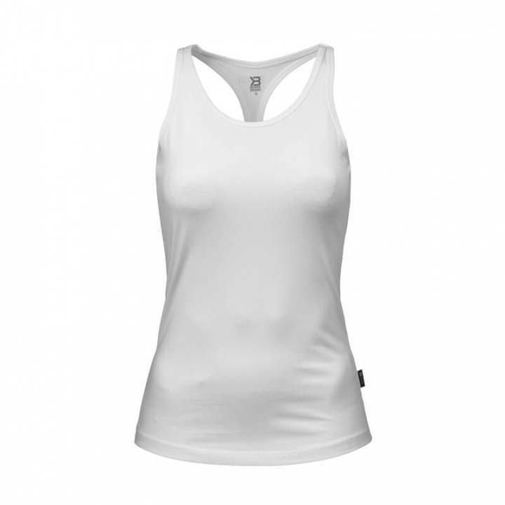 Sjekke Women's T-back, white, Better Bodies hos SportGymButikken.no