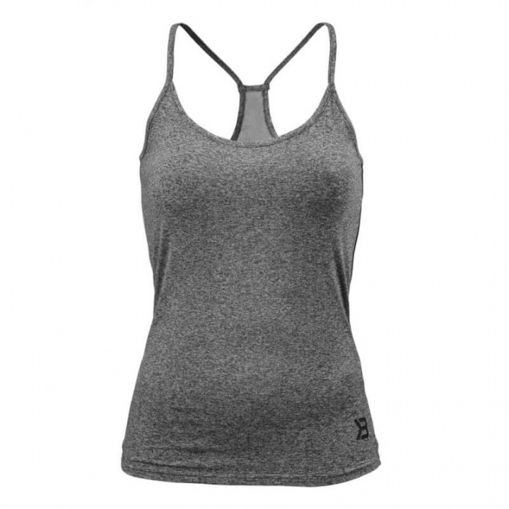 Sjekke Performance Top, graphite melange, Better Bodies hos SportGymButikken.no