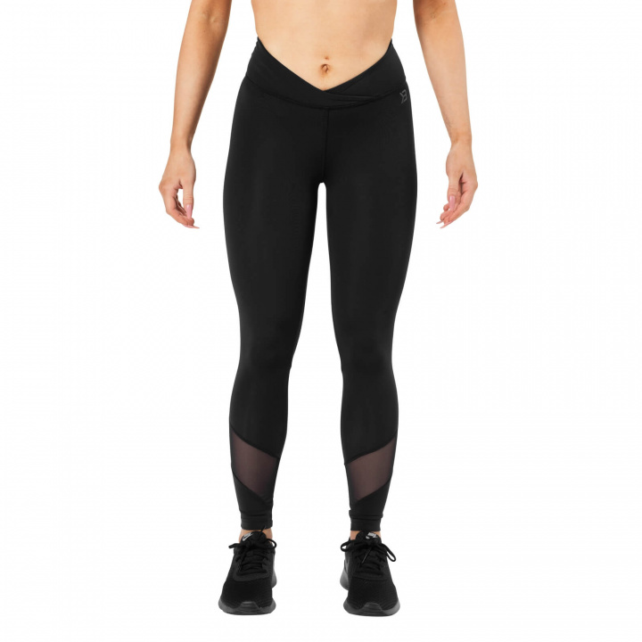 Sjekke Wrap Tights, black, Better Bodies hos SportGymButikken.no