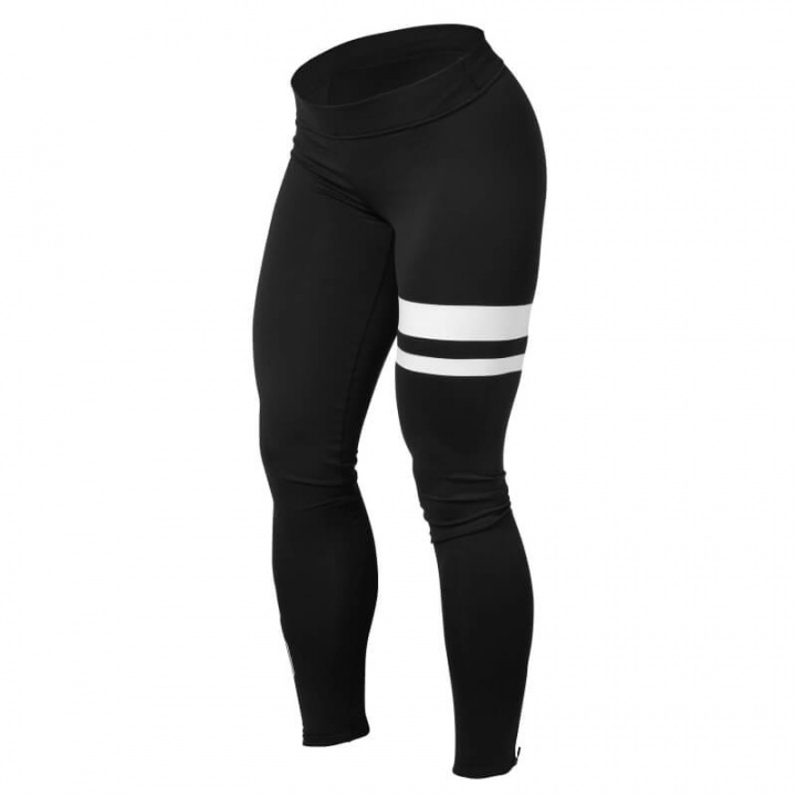 Sjekke Varsity Tights, LIMITED PRODUCTION, black/white, Better Bodies hos SportG