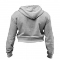 Cropped Hoodie, grey melange, Better Bodies