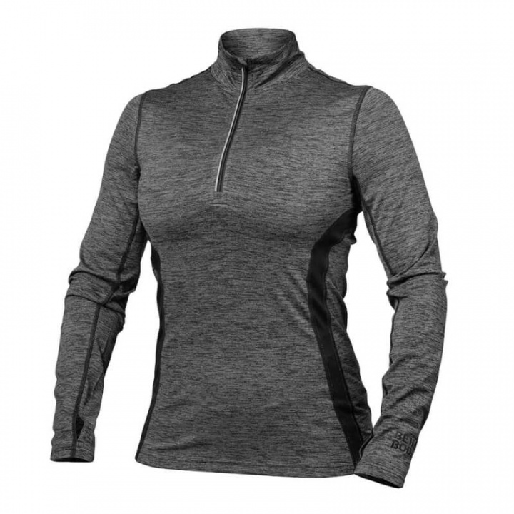 Sjekke Performance Mid L/S, graphite melange, Better Bodies hos SportGymButikken