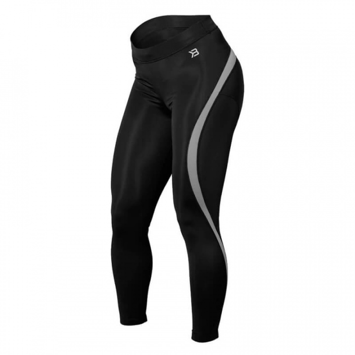 Sjekke Curve Tights, black/grey, Better Bodies hos SportGymButikken.no