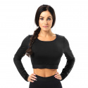 Chelsea Cropped L/S, black, Better Bodies