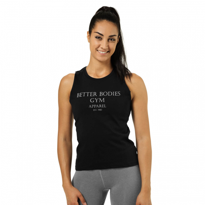 Sjekke Chelsea Loose Tank, black, Better Bodies hos SportGymButikken.no