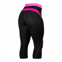 Fitness Curve Capri, black/pink, Better Bodies