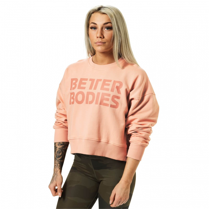 Sjekke Chelsea Sweater, peach beige, Better Bodies hos SportGymButikken.no