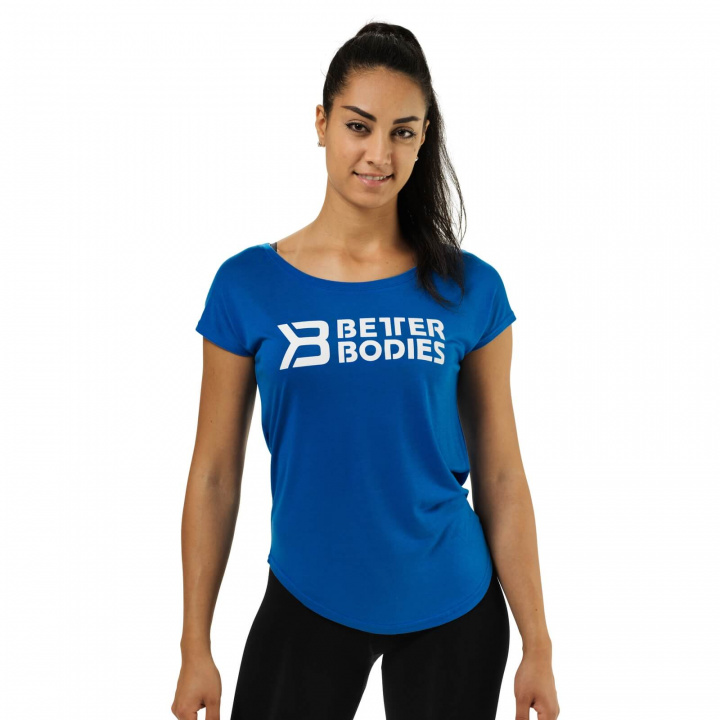 Sjekke Gracie Tee, strong blue, Better Bodies hos SportGymButikken.no