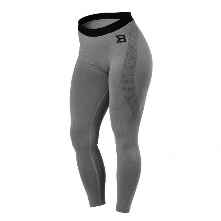 Sjekke Astoria Curve Tights, grey melange, Better Bodies hos SportGymButikken.no