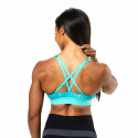 Fitness Short Top, aqua print, Better Bodies