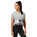 Astoria Cropped Tee, grey melange, Better Bodies