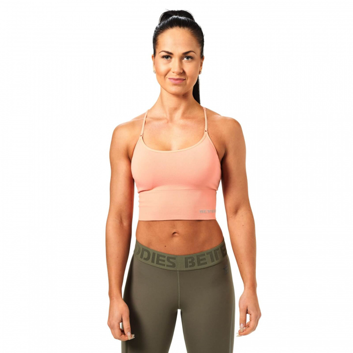 Sjekke Astoria Seamless Bra, peach, Better Bodies hos SportGymButikken.no