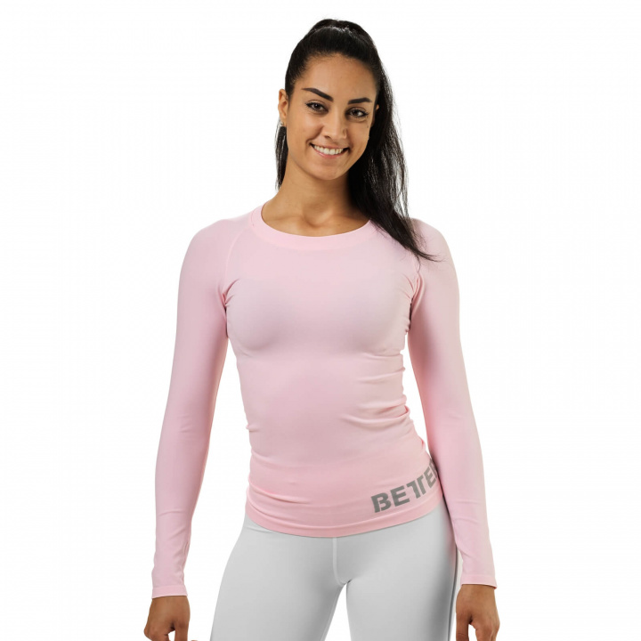 Sjekke Nolita Seamless Ls, pale pink, Better Bodies hos SportGymButikken.no