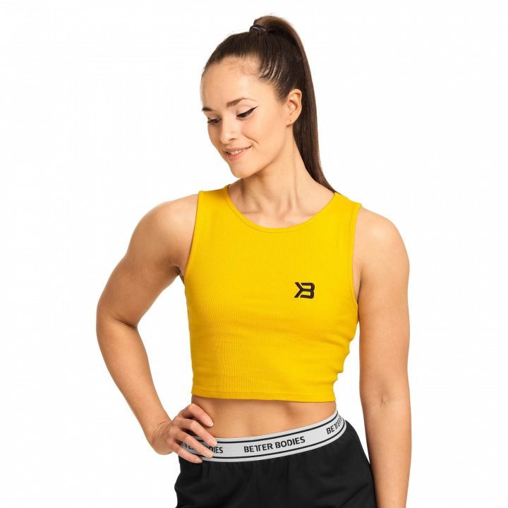 Sjekke Astoria Laced Tank, yellow, Better Bodies hos SportGymButikken.no