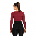 Bowery Cropped Ls, sangria red, Better Bodies