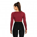 Bowery Cropped Ls, sangria red, Better Bodies