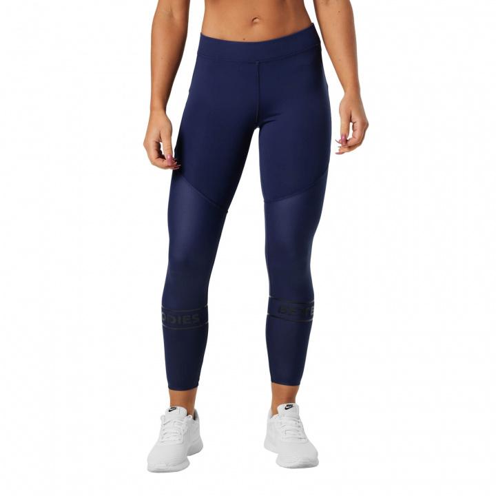 Sjekke Chrystie Shiny Tight, dark navy, Better Bodies hos SportGymButikken.no