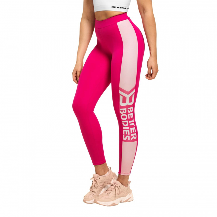 Sjekke Chrystie High Tights, hot pink, Better Bodies hos SportGymButikken.no