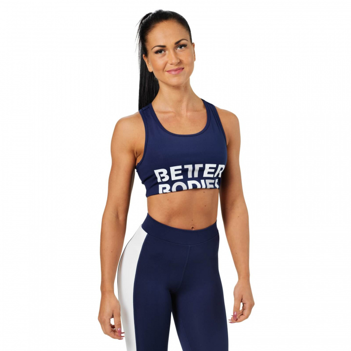 Sjekke Bowery Sports Bra, dark navy, Better Bodies hos SportGymButikken.no