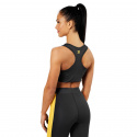 Bowery Sports Bra, black/yellow, Better Bodies