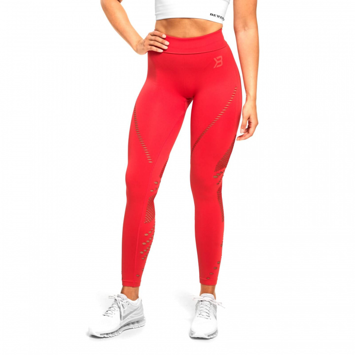 Sjekke Waverly Tights, raspberry, Better Bodies hos SportGymButikken.no