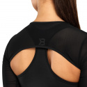 Highbridge Mesh L/S, black, Better Bodies