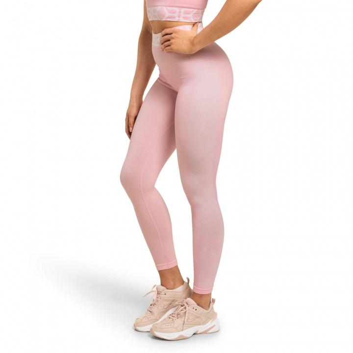 Sjekke Sugar Hill Tights, pale pink, Better Bodies hos SportGymButikken.no