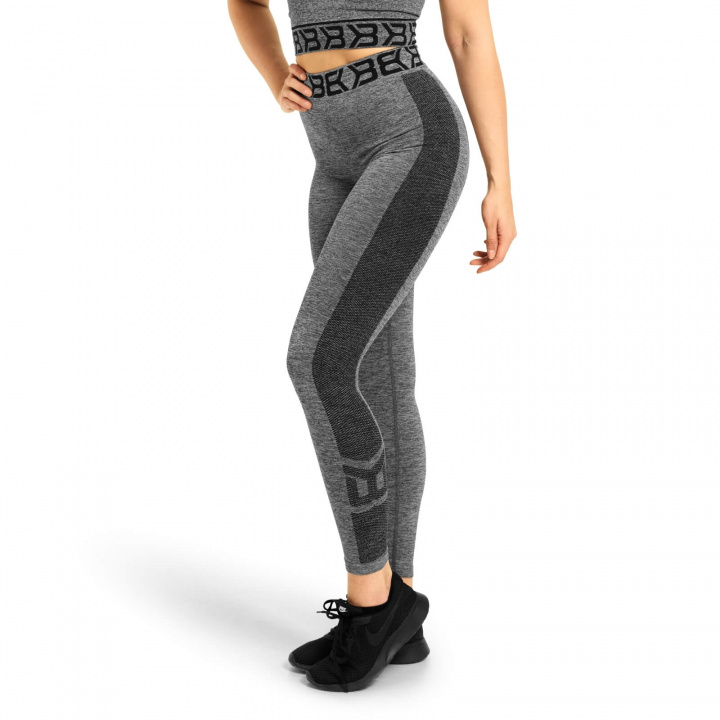 Sjekke Sugar Hill Tights, graphite melange, Better Bodies hos SportGymButikken.n