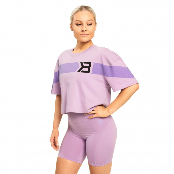 Sjekke Chrystie Tee, lilac, Better Bodies hos SportGymButikken.no