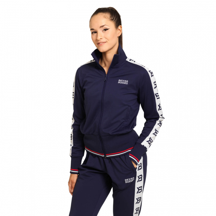 Sjekke Chelsea Track Jacket, dark navy, Better Bodies hos SportGymButikken.no