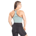 Performance Crop Halter, teal green, Better Bodies