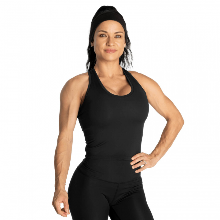 Sjekke Core Crop T-back, black, Better Bodies hos SportGymButikken.no