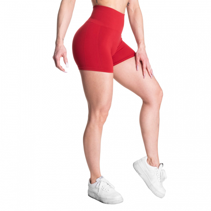 Scrunch Shorts, chili red, Better Bodies i gruppen DameKlær / Bukser & Tights / Hotpants hos Sportgymbutikken.no (BB-111097-370r)