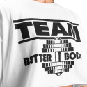 Team Onesize Tee, white, Better Bodies