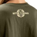 Work Hard Onesize Tee, washed green, Better Bodies
