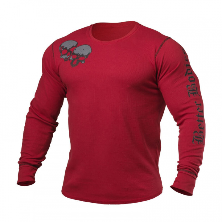 Sjekke Thermal Flex l/s, jester red, Better Bodies hos SportGymButikken.no