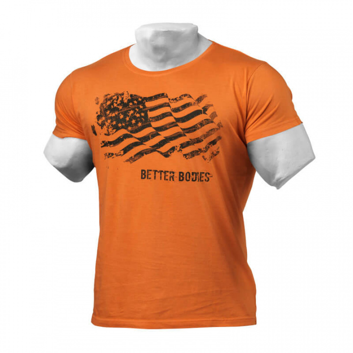 Sjekke BB Street Tee, wash orange, Better Bodies hos SportGymButikken.no