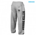 Big Print Sweatpant, grey melange, Better Bodies