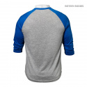 Men\'s Baseball Tee, blue/grey melange, Better Bodies